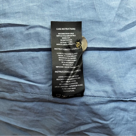 Buffalo David Bitton Mariposa Women's Buttoned Linen Dress, Small NWT - Picture 11 of 12